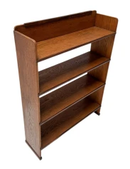 Art Deco Modernist Open Bookcase by P.E.L. Izeren for De Genneper Molen, 1920s